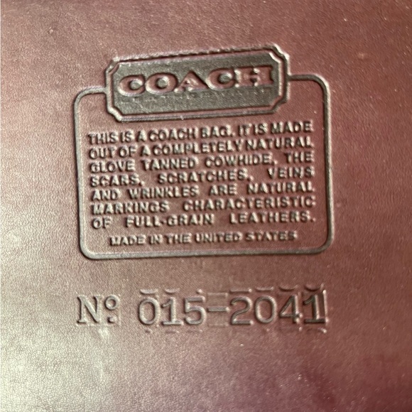 COACH Vintage Lexington Brief No. 015-2041 Made in the United States - Picture 11 of 16